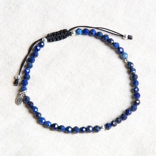 Lapis Lazuli Energy Anklet by Tiny Rituals - A Roese Boutique