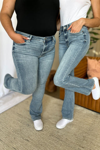 Medium Rise Bootcut Jeans by Judy Blue - A Roese Boutique