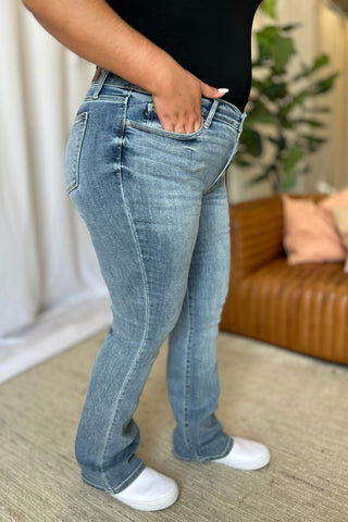 Medium Rise Bootcut Jeans by Judy Blue - A Roese Boutique