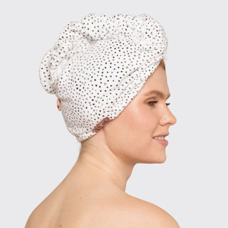 Microfiber Hair Towel - Micro Dot - A Roese Boutique