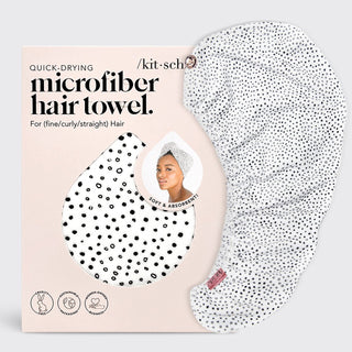 Microfiber Hair Towel - Micro Dot - A Roese Boutique