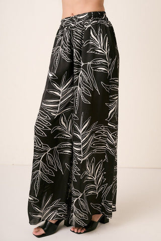 Mittoshop Printed Wide Leg Pants - A Roese Boutique