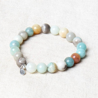 Multi-Amazonite Energy Bracelet 8mm by Tiny Rituals - A Roese Boutique