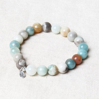Multi-Amazonite Energy Bracelet 8mm by Tiny Rituals - A Roese Boutique