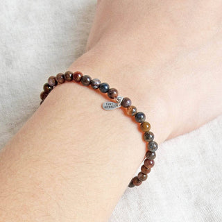 Natural African Pietersite Energy Bracelet by Tiny Rituals - A Roese Boutique