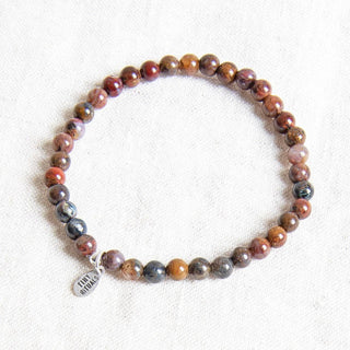 Natural African Pietersite Energy Bracelet by Tiny Rituals - A Roese Boutique