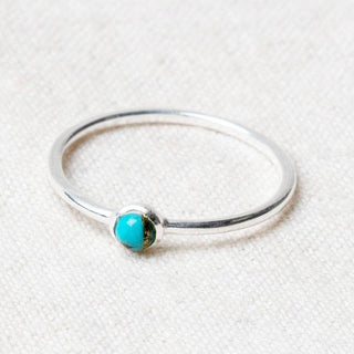 Natural Genuine Turquoise Silver or Gold Ring by Tiny Rituals - A Roese Boutique