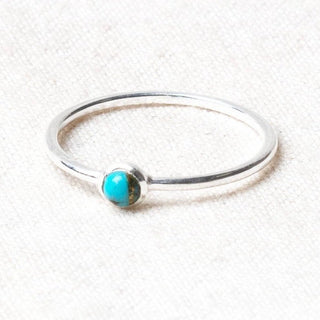 Natural Genuine Turquoise Silver or Gold Ring by Tiny Rituals - A Roese Boutique