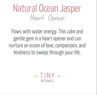 Natural Ocean Jasper Energy Bracelet by Tiny Rituals - A Roese Boutique