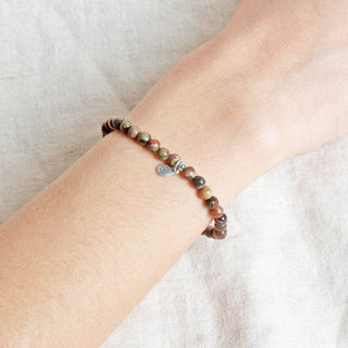 Natural Ocean Jasper Energy Bracelet by Tiny Rituals - A Roese Boutique