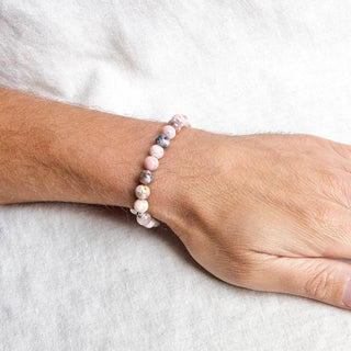 Peruvian Pink Opal Energy Bracelet by Tiny Rituals - A Roese Boutique