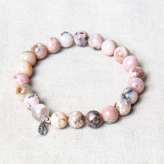Peruvian Pink Opal Energy Bracelet by Tiny Rituals - A Roese Boutique