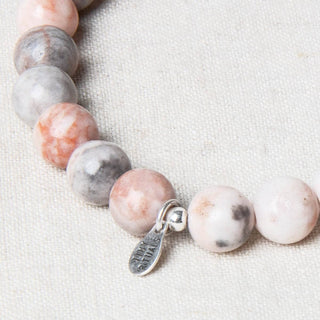 Pink Zebra Jasper Energy Bracelet by Tiny Rituals - A Roese Boutique