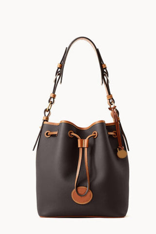 PU Drawstring Bucket Bag - A Roese Boutique