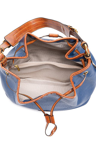 PU Drawstring Bucket Bag - A Roese Boutique