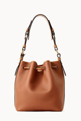 PU Drawstring Bucket Bag - A Roese Boutique