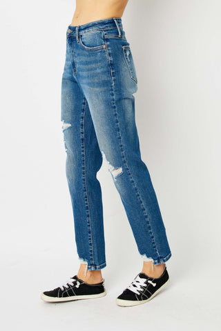 Queen Of Hearts Coin Pocket BF Jeans by Judy Blue - A Roese Boutique