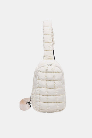 Quilted Nylon Crossbody Bag - A Roese Boutique