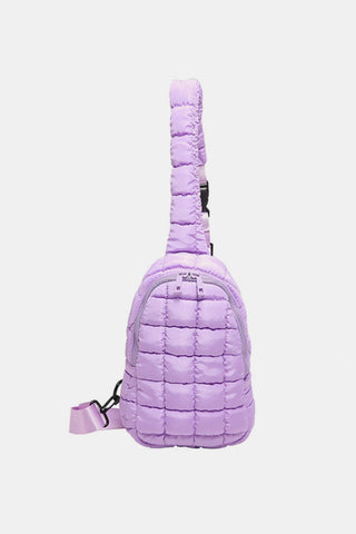 Quilted Nylon Crossbody Bag - A Roese Boutique