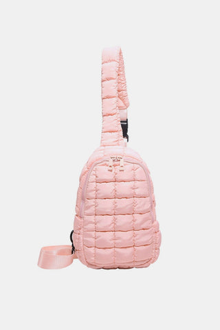 Quilted Nylon Crossbody Bag - A Roese Boutique