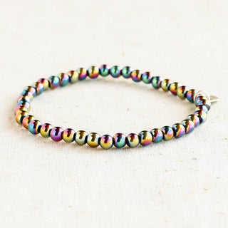 Rainbow Hematite Energy Bracelet by Tiny Rituals - A Roese Boutique