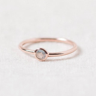 Rainbow Moonstone Silver, Gold or Rose Gold Ring by Tiny Rituals - A Roese Boutique