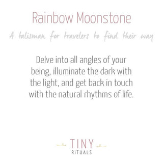 Rainbow Moonstone Tower by Tiny Rituals - A Roese Boutique