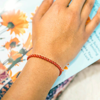 Red Jade Energy Bracelet by Tiny Rituals - A Roese Boutique