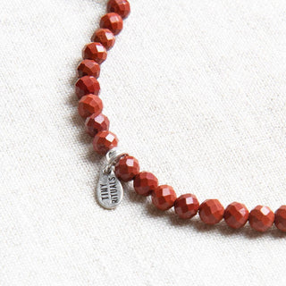 Red Jasper Energy Anklet by Tiny Rituals - A Roese Boutique