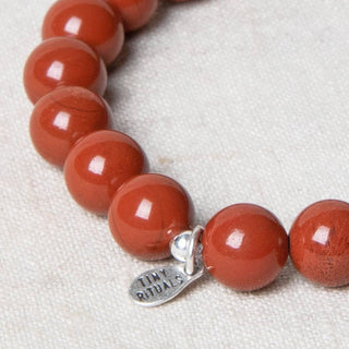 Red Jasper Energy Bracelet 8mm by Tiny Rituals - A Roese Boutique