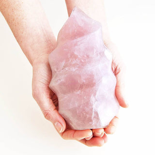 Rose Quartz Flame Crystals by Tiny Rituals - A Roese Boutique