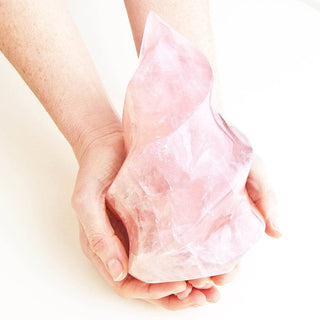 Rose Quartz Flame Crystals by Tiny Rituals - A Roese Boutique