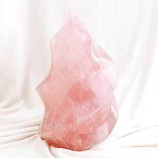 Rose Quartz Flame Crystals by Tiny Rituals - A Roese Boutique