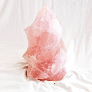 Rose Quartz Flame Crystals by Tiny Rituals - A Roese Boutique