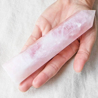 Rose Quartz Obelisk - 6 inch by Tiny Rituals - A Roese Boutique