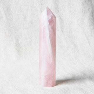 Rose Quartz Obelisk - 6 inch by Tiny Rituals - A Roese Boutique