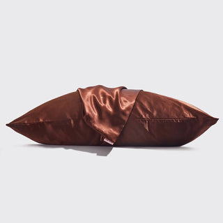 Satin Pillowcase - Chocolate - A Roese Boutique