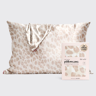 Satin Pillowcase in Leopard - A Roese Boutique