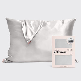 Satin Pillowcase - Silver - A Roese Boutique