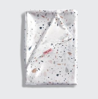 Satin Pillowcase - White Terrazzo - A Roese Boutique