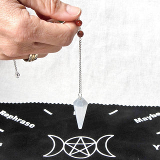 Selenite Chakra Pendulum by Tiny Rituals - A Roese Boutique