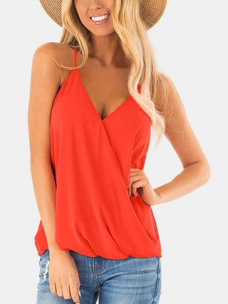 Surplice Spaghetti Strap Top - A Roese Boutique