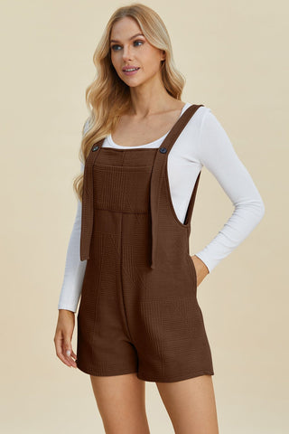 Texture Sleeveless Romper - A Roese Boutique