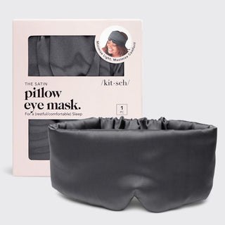 The Pillow Eye Mask - Charcoal - A Roese Boutique