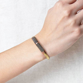 Tibetan Handcrafted Copper Healing Bracelet by Tiny Rituals - A Roese Boutique