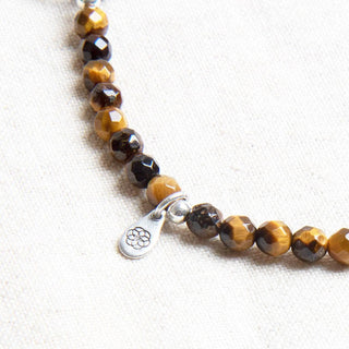 Tiger Eye Energy Anklet by Tiny Rituals - A Roese Boutique