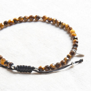 Tiger Eye Energy Anklet by Tiny Rituals - A Roese Boutique