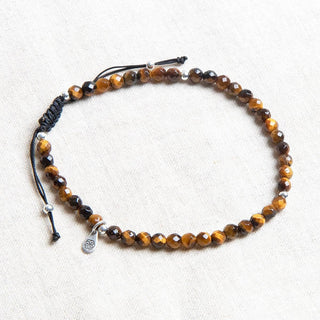 Tiger Eye Energy Anklet by Tiny Rituals - A Roese Boutique