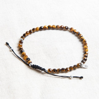 Tiger Eye Energy Anklet by Tiny Rituals - A Roese Boutique