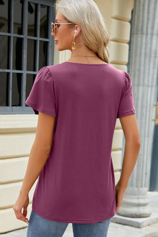 Tulip Sleeve Tee - A Roese Boutique